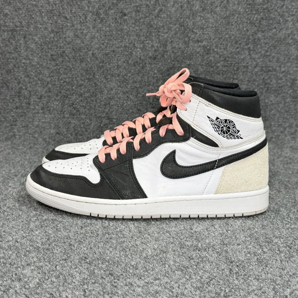 Jordan 1 Retro High OG Basketball Shoes Men's Size 12 Bleached Coral‎ Athletic